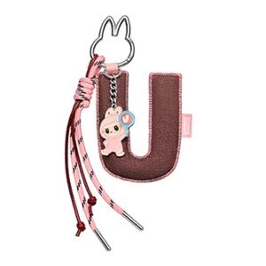 LETTER U - Authentic Pop Mart Pin For Love Letter Pendant, Confirmed Blind Box